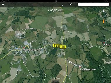 vue de La Bessire CAMPUAC