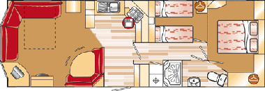 Caravane  �/en/au Hopton, Great Yarmouth (East Anglia)ou appartement ou maison de vacances