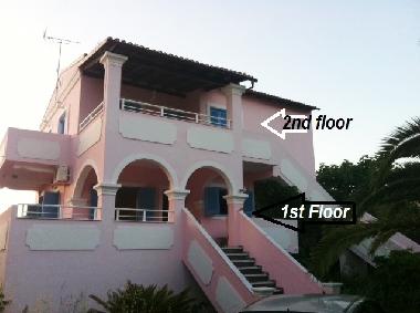 Appartement de vacances /en/au CORFU  (Kerkyra)ou appartement ou maison de vacances