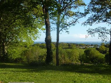 vue vers la campagne et le golfe
