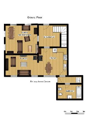 Maison de vacances �/en/au Grahavo ob Baci (Tolmin)ou appartement ou maison de vacances