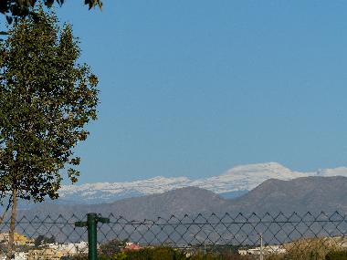 Vue sur la neige de la Sierra Nevada