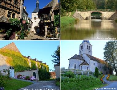 Location gites de France dans  le Village de Montambert � proximit� de Bourbon Lancy