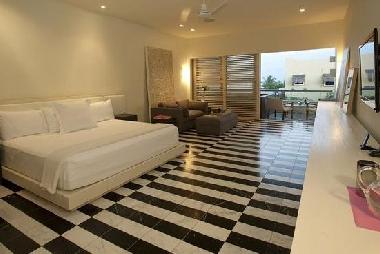 Chambre avec petit d�jeuner �/en/au Playa del Carmen (Yucatan)ou appartement ou maison de vacances