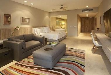 Chambre avec petit d�jeuner �/en/au Playa del Carmen (Yucatan)ou appartement ou maison de vacances