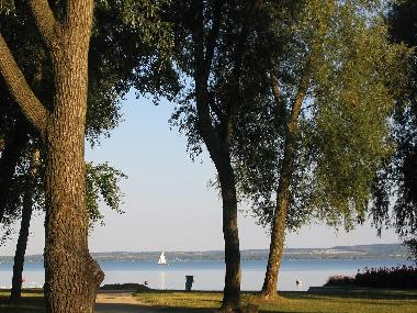 La plage aux printemps