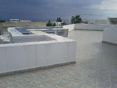 terrasse sur le toit 