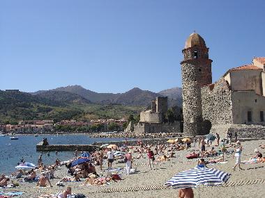 plage saint vincent  ct de la maison vue montagne et chateau Royal