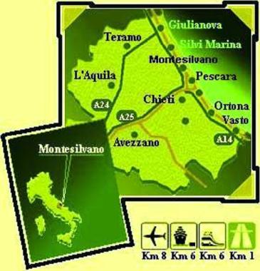 Appartement de vacances /en/au montesilvano (Pescara)ou appartement ou maison de vacances