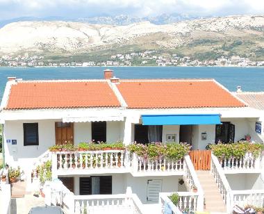 Appartement de vacances /en/au Pag (Zadarska)ou appartement ou maison de vacances