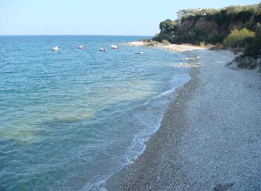 Plage semi-privative