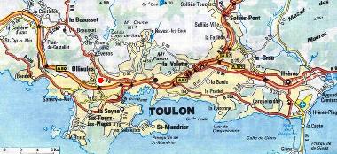 Appartement de vacances �/en/au Ollioules (Var)ou appartement ou maison de vacances