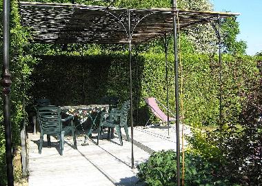 terrasse en bois avec pergola 