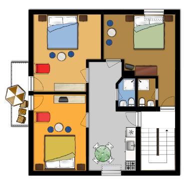 Appartement de vacances �/en/au Tolmin (Tolmin)ou appartement ou maison de vacances