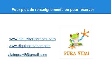 Maison de vacances �/en/au Ojochal (Puntarenas)ou appartement ou maison de vacances