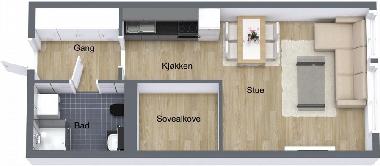 Appartement de vacances �/en/au Stavanger (Rogaland)ou appartement ou maison de vacances
