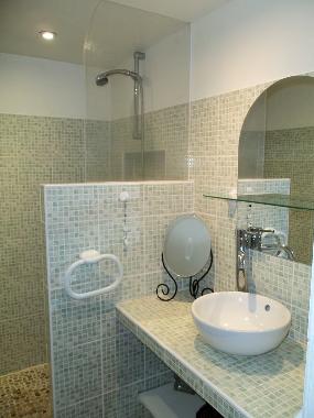 Salle de bains avec douche