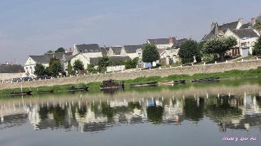 Le village vu du fleuve