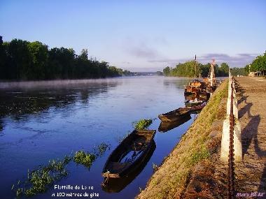 Les quais de Loire,  100 m du gite