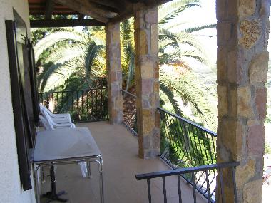 Terrasse face � la vue