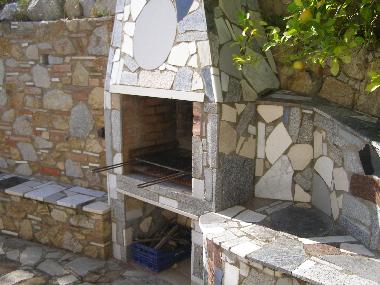 Barbecue derri�re la maison