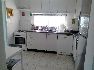 cuisine equipee + lave linge
