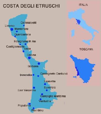 Maison de vacances /en/au cecina (Livorno)ou appartement ou maison de vacances