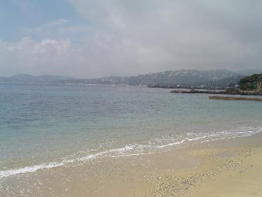 La plage des issambres accessible � pieds