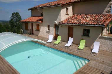 piscine chauff�e (min 25�) d
