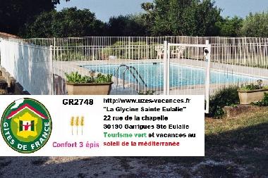 Maison de vacances /en/au Garrigues Sainte Eulalie (Gard)ou appartement ou maison de vacances