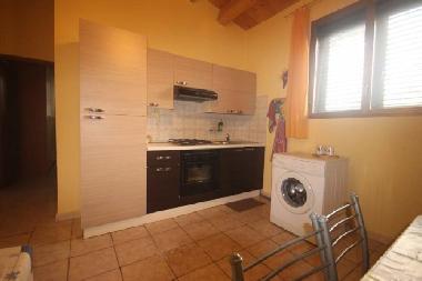 cuisine avec canap-lit double 