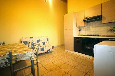 cuisine avec canap-lit double 