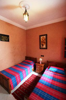 Chambre � deux lits single