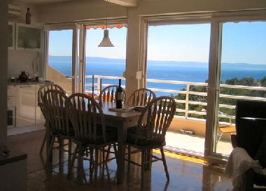 Appartement de vacances /en/au Krvavica (Splitsko-Dalmatinska)ou appartement ou maison de vacances