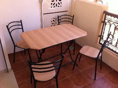 Balcon avec belle vue