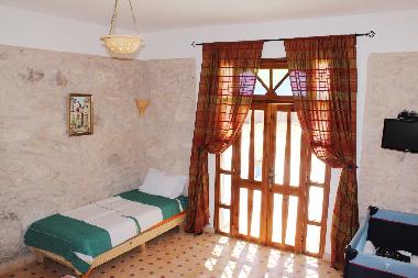 Sortie sur la terrasse de la chambre Marrakech