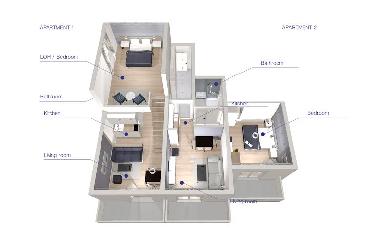 Appartement de vacances /en/au Brela (Splitsko-Dalmatinska)ou appartement ou maison de vacances
