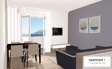 Appartement de vacances /en/au Brela (Splitsko-Dalmatinska)ou appartement ou maison de vacances