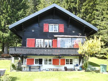 Chalet depuis le jardin