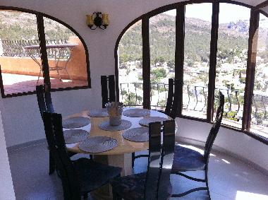 Salle  manger vue mer