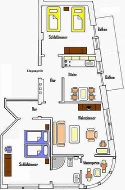 Appartement de vacances /en/au Bad Salzuflen (Teutoburger Wald)ou appartement ou maison de vacances