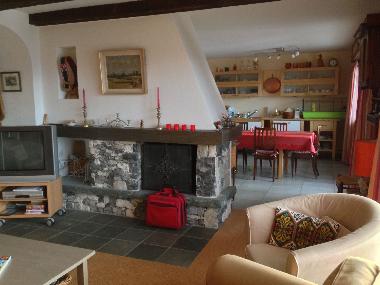 enfilade salon-cuisine-salle � manger