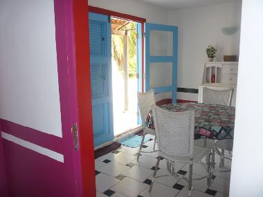 Cuisine ouverte sur une terrasse