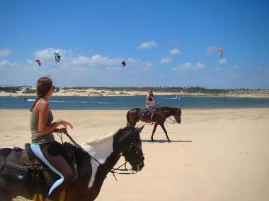 Balade � cheval plage de Taiba