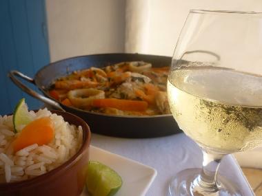 Plat Peixada fait par le propri�taire Jeannot