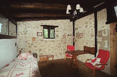 interieur dans la maison en pierre