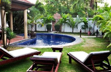 relax dans le jardin