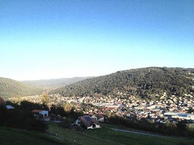 vue sur les cretes depuis la terrasse