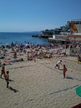 La plage des Catalans