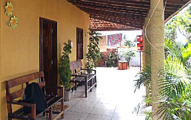 terrasse arbor�e de la maison